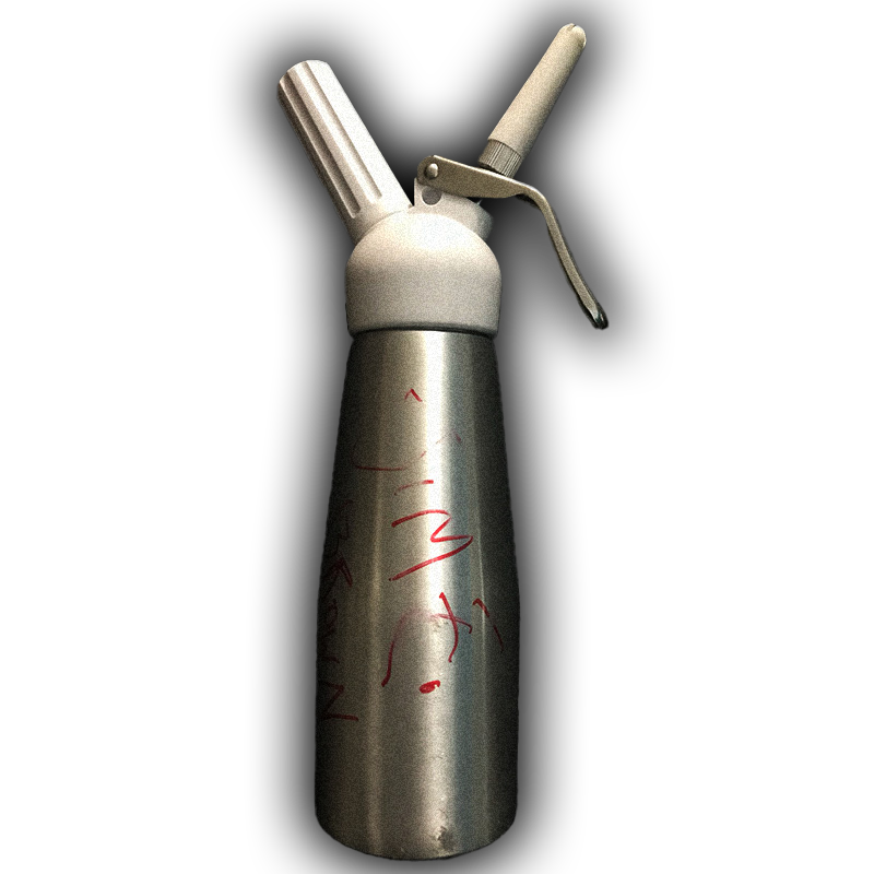 Jim E. Brown Whip Cream Dispenser *AUTOGRAPHED*